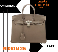 真贋-エルメスバーキンの偽物（コピー品）を見分けるポイント